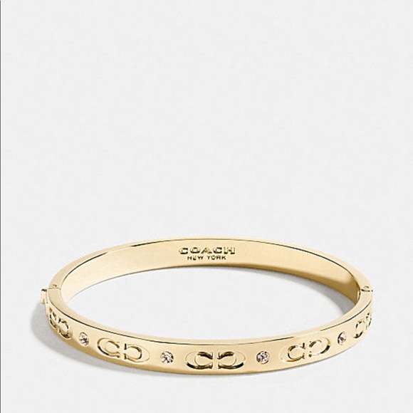 Coach Kissing C Hinged Bracelet
